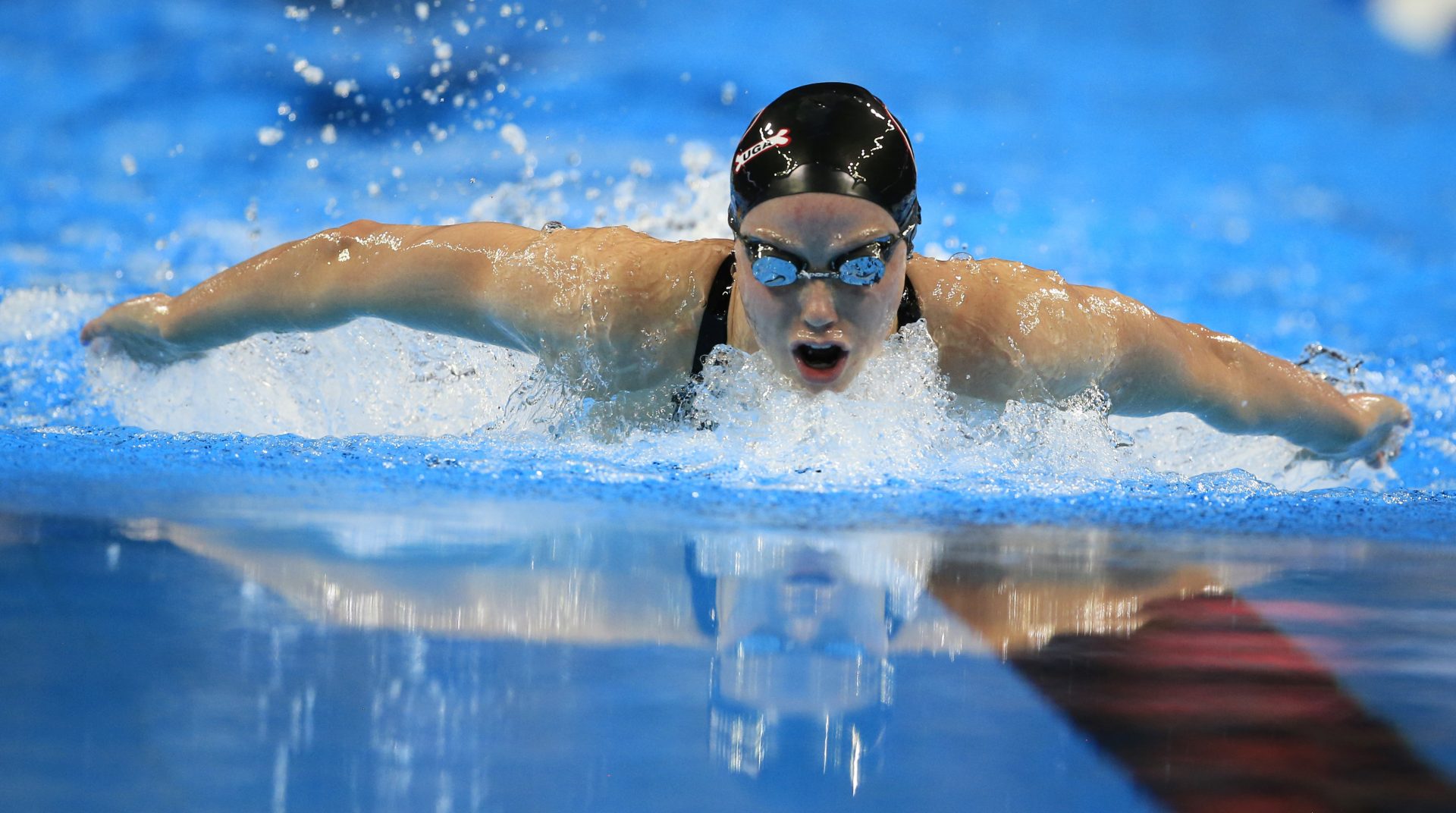 Hali Flickinger of Spring Grove, York County, competes for the U.S. in a semifinal of the women's 200-meter butterfly at the Summer Olympics in Rio de Janeiro, Brazil. Flickinger placed seventh in the event’s final heat.