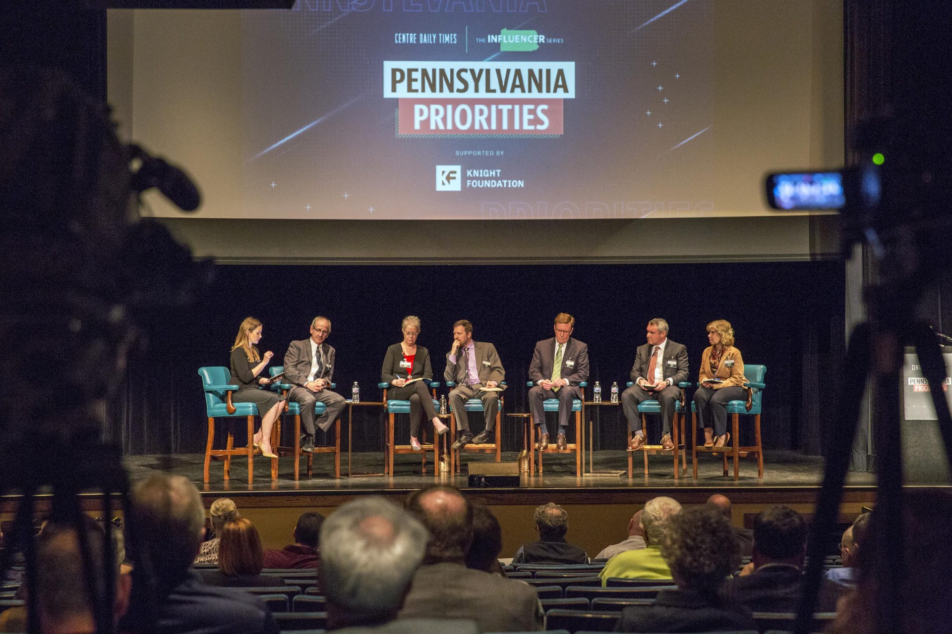 Panelists discussed potential solutions to the rural broadband crisis as a part of the Influencers Project hosted by the Centre Daily Times at the State Theatre.