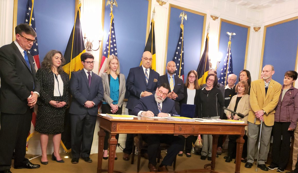 Pittsburgh Mayor Bill Peduto signing controversial gun-control legislation Tuesday.