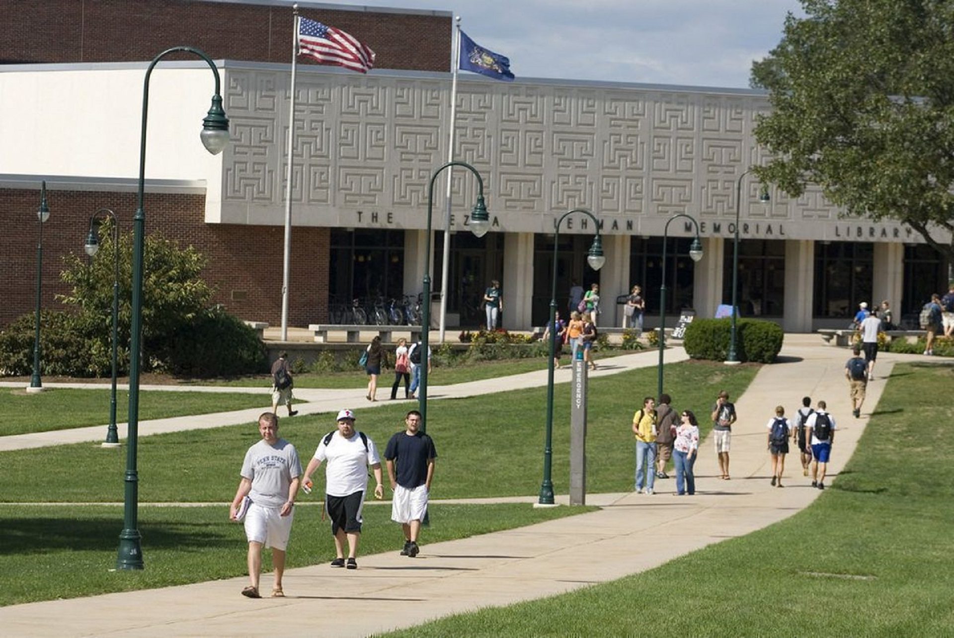 This file photo shows Shippensburg University, which saw enrollment decline by 312 students this year, for a total of nearly 6,100.