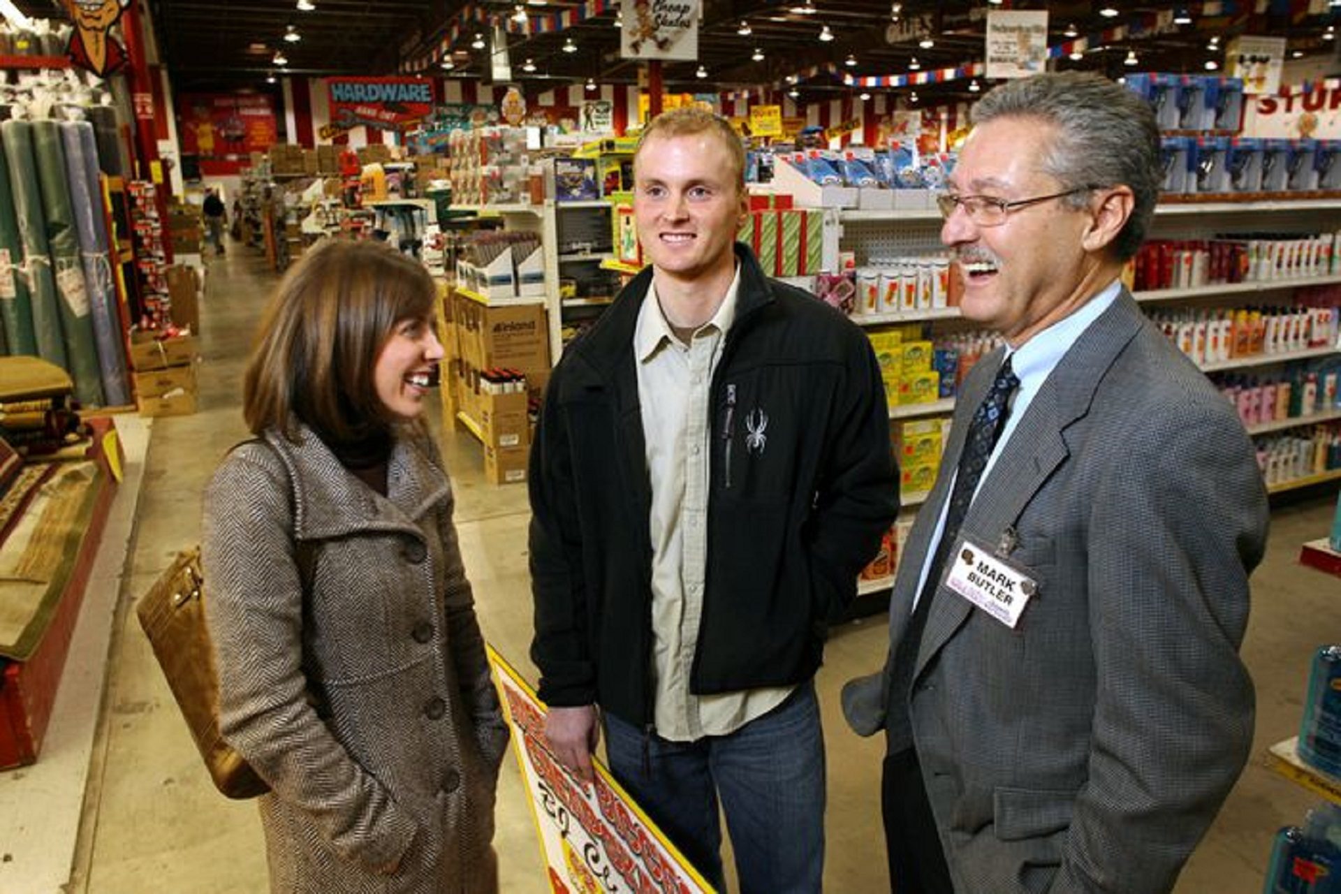 Mark Butler, CEO and president of OllieÕs, right. Photo taken in 2007