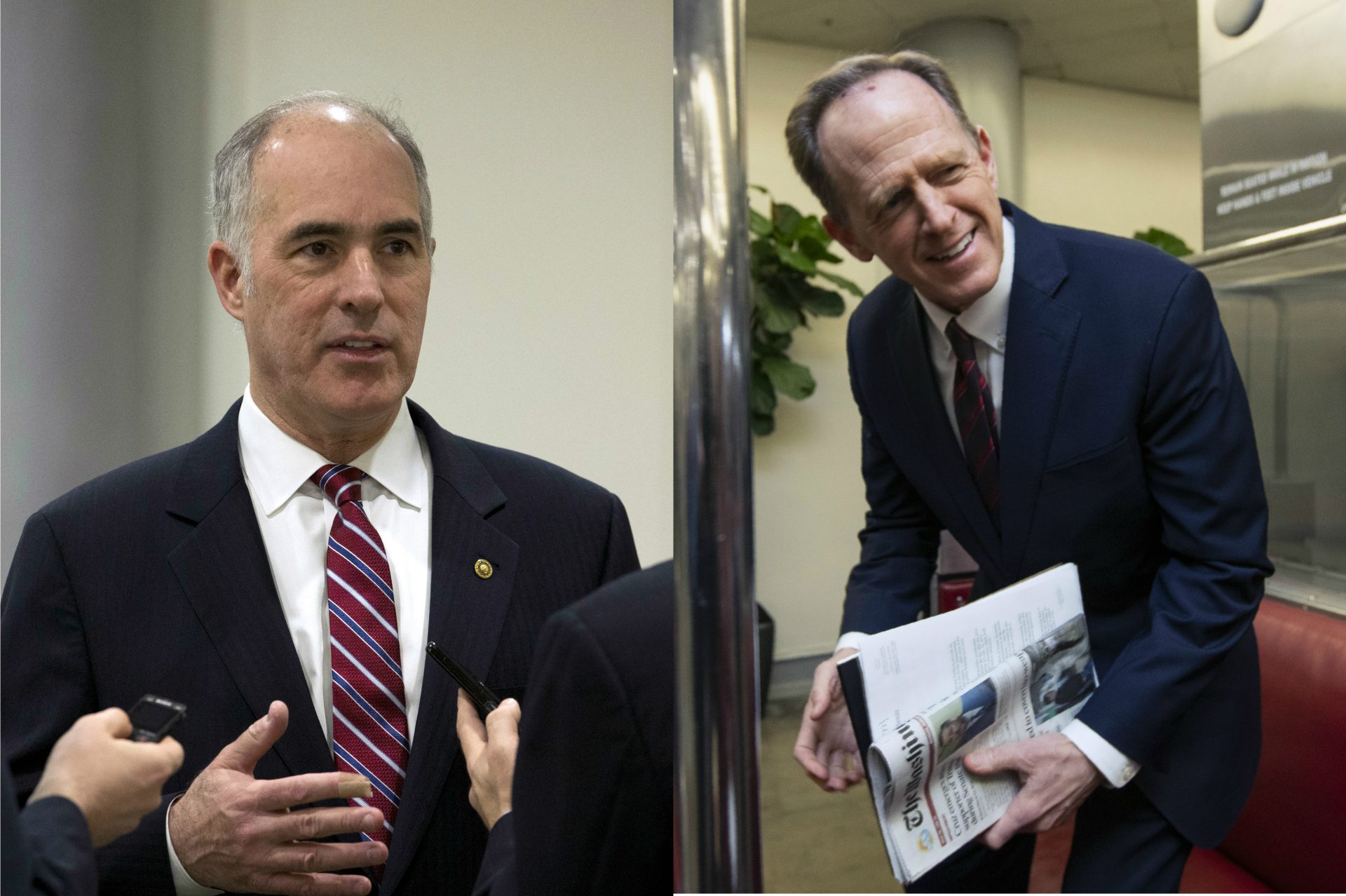 Bob Casey and Pat Toomey