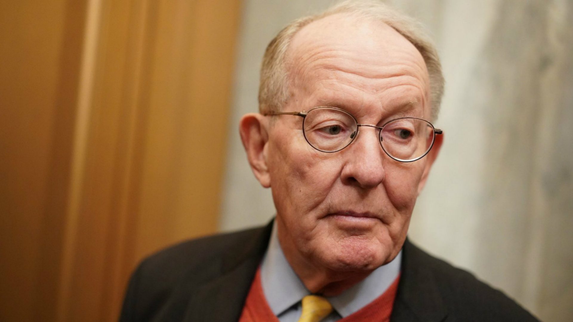 Sen. Lamar Alexander, R-Tenn., arrives for the impeachment trial of President Trump at the Capitol on Friday. Alexander, a key vote in the trial, says he plans to vote no on hearing witnesses.