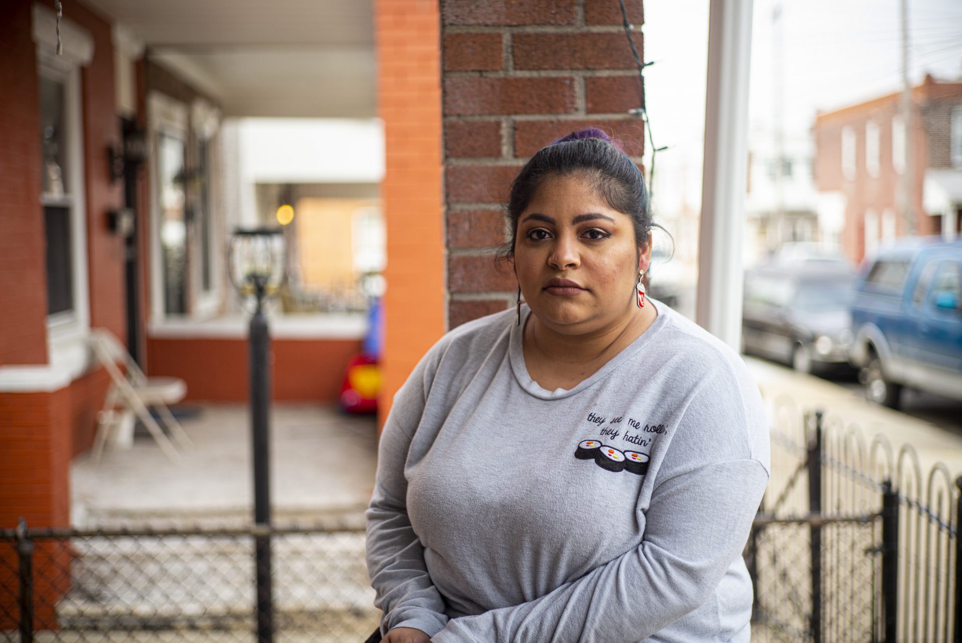Yali Perez and her family became homeowners in Bridesburg to escape crime in other parts of the city. As Puerto Rican residents, she says things go well in the 'Burg as long as they keep to themselves.