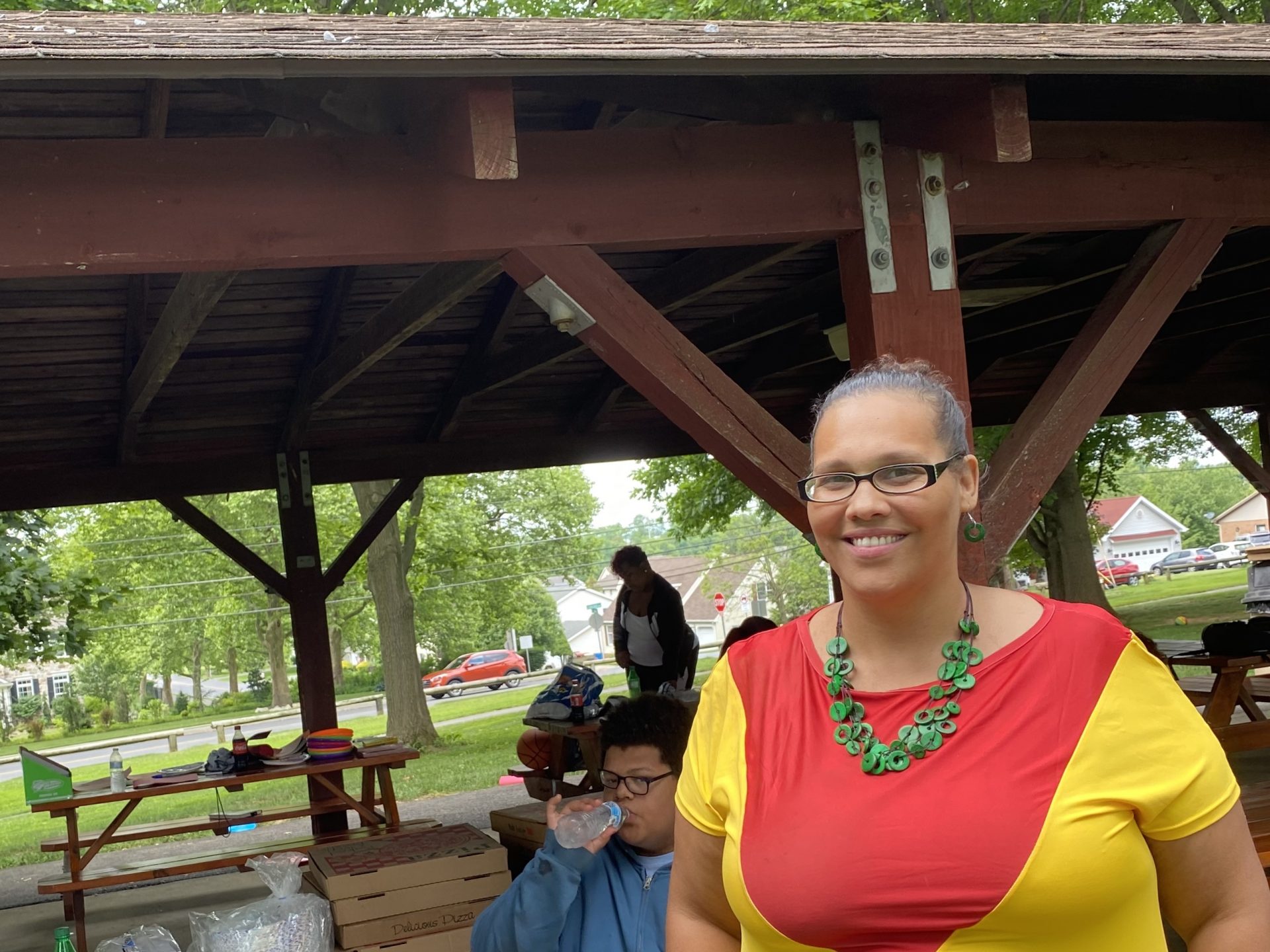 Michelle Cotton organized a small Juneteenth celebration at South Hills Park in Lebanon.