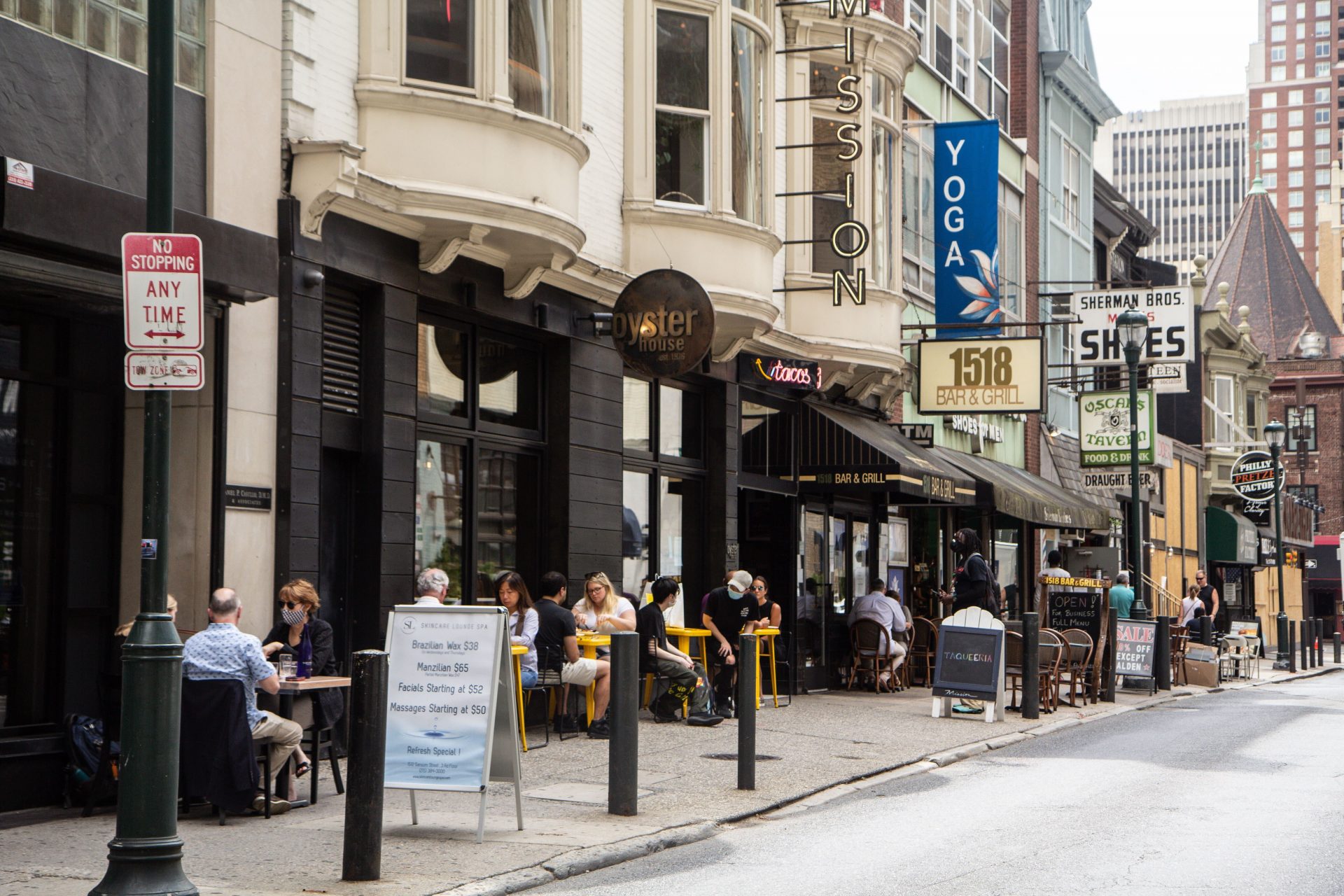Dining in Philadelphia will remain outdoor seating only for now.