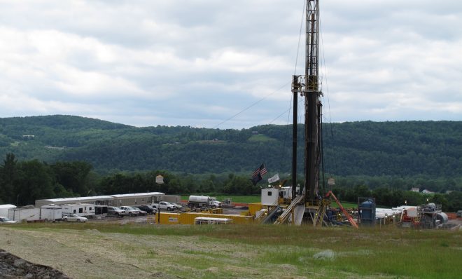 A Bradford County drilling rig.