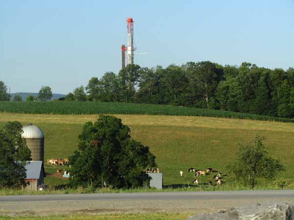 A well site in Lycoming County, Pa. (file)