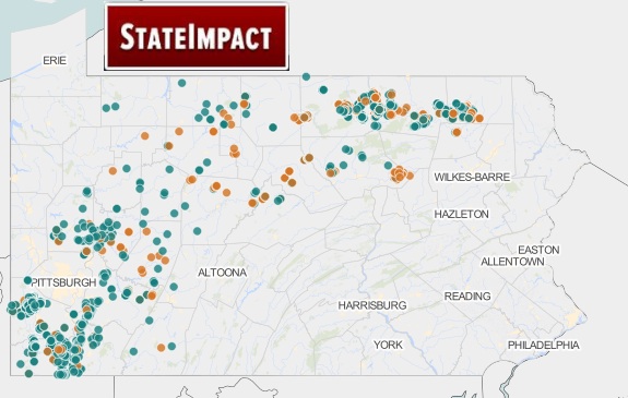Click on the image to view StateImpact's new Marcellus Shale app