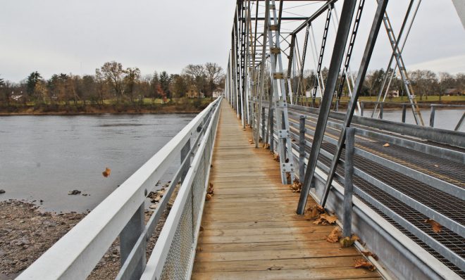 The Delaware River at Washington Crossing, Pa. Fracking for natural gas is essentially banned in the river basin under a regulation from the Delaware River Basin Commission. But the commission may allow the storage, treatment, and disposal of fracking waste and the removal of water for fracking in other places.