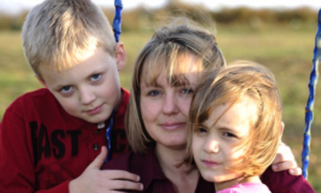 Stephanie Hallowich, center, testified recently before an investigative grand jury. The Hollowich family's lawsuit against gas drillers got global attention.