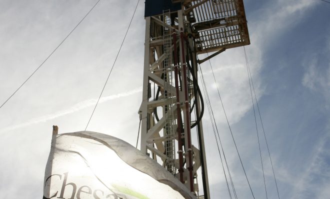 A Chesapeake Energy rig in Oklahoma.