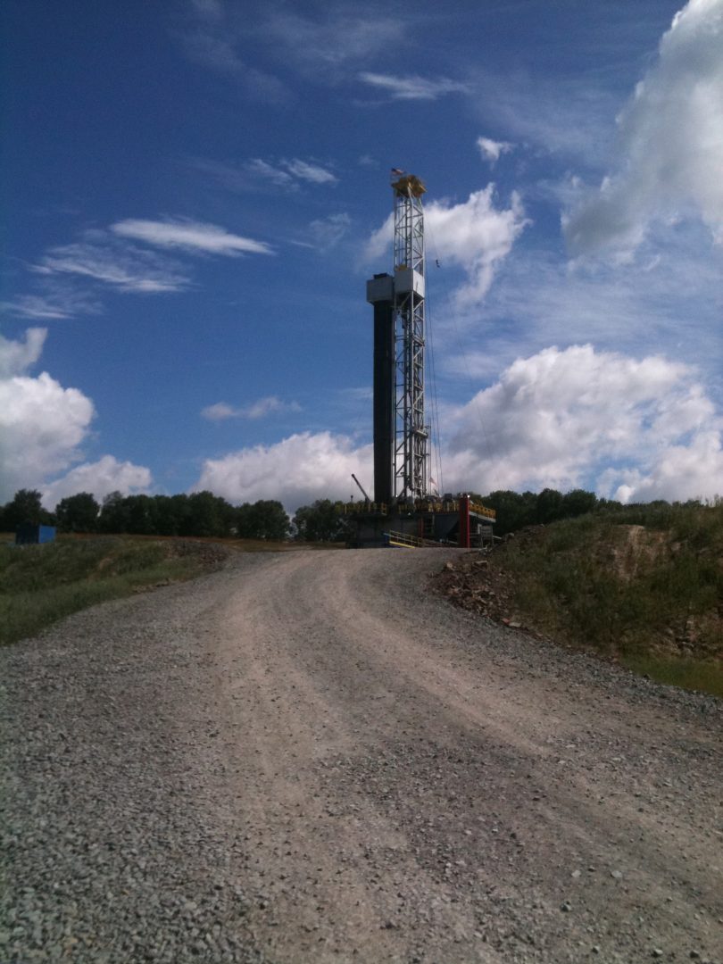 A Marcellus Shale well in northeastern Pennsylvania is seen in this 2015 photo.
