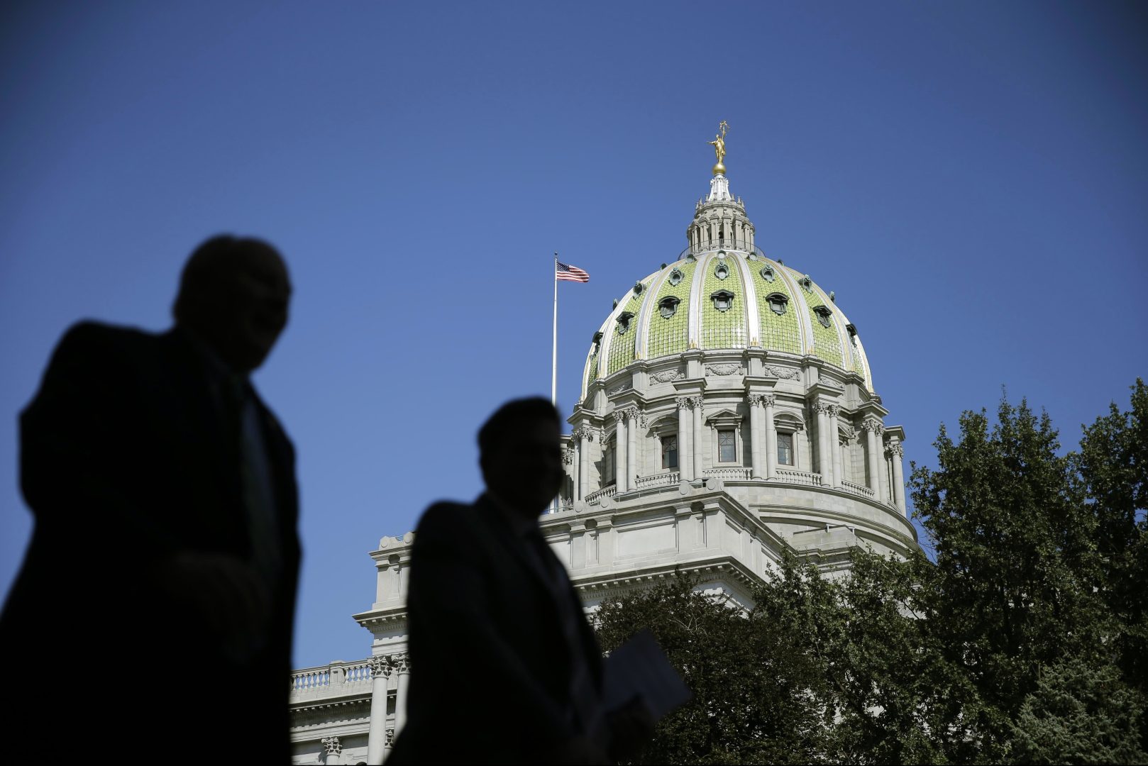 Shown is the Pennsylvania Capitol building Wednesday, Oct. 7, 2015, Harrisburg, Pa. 