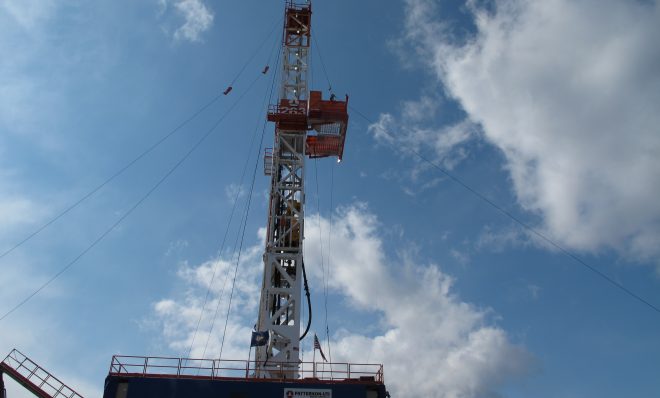 An academic study raised questions about the safety of underground storage of gas from wells like this in Dimock, Pa. 