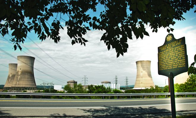 Three Mile Island power plant.