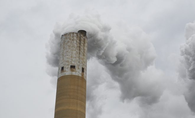 The Bruce Mansfield Power Plant burns coal to generate electricity in Beaver County.