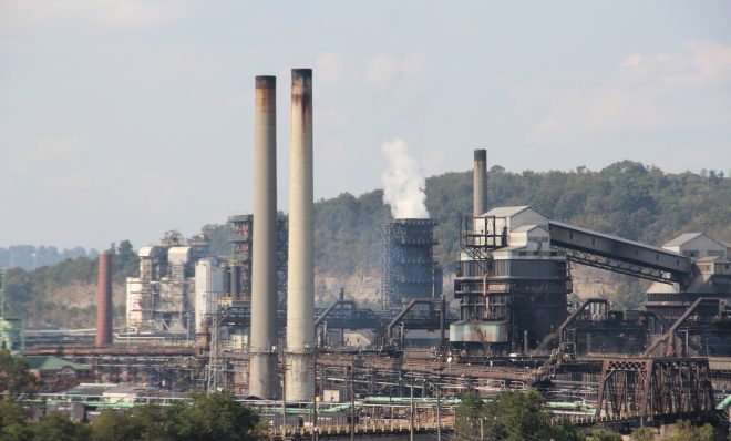 US Steel's Clairton Coke Works, near Pittsburgh.  Photo: Reid R. Frazier