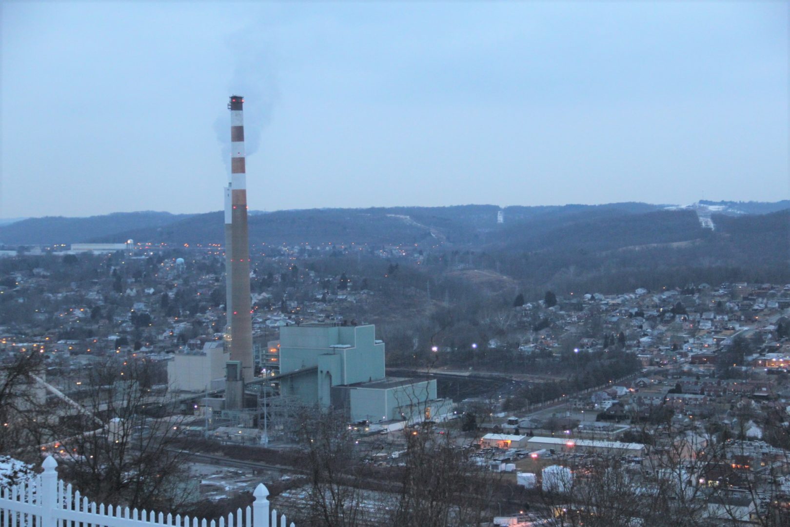 The coal-fired Cheswick Generating Station produces electricity northeast of Pittsburgh.