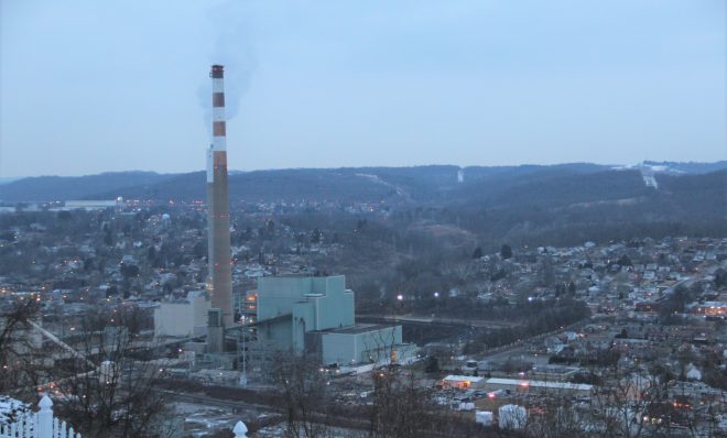 The coal-fired Cheswick Generating Station produces electricity northeast of Pittsburgh.