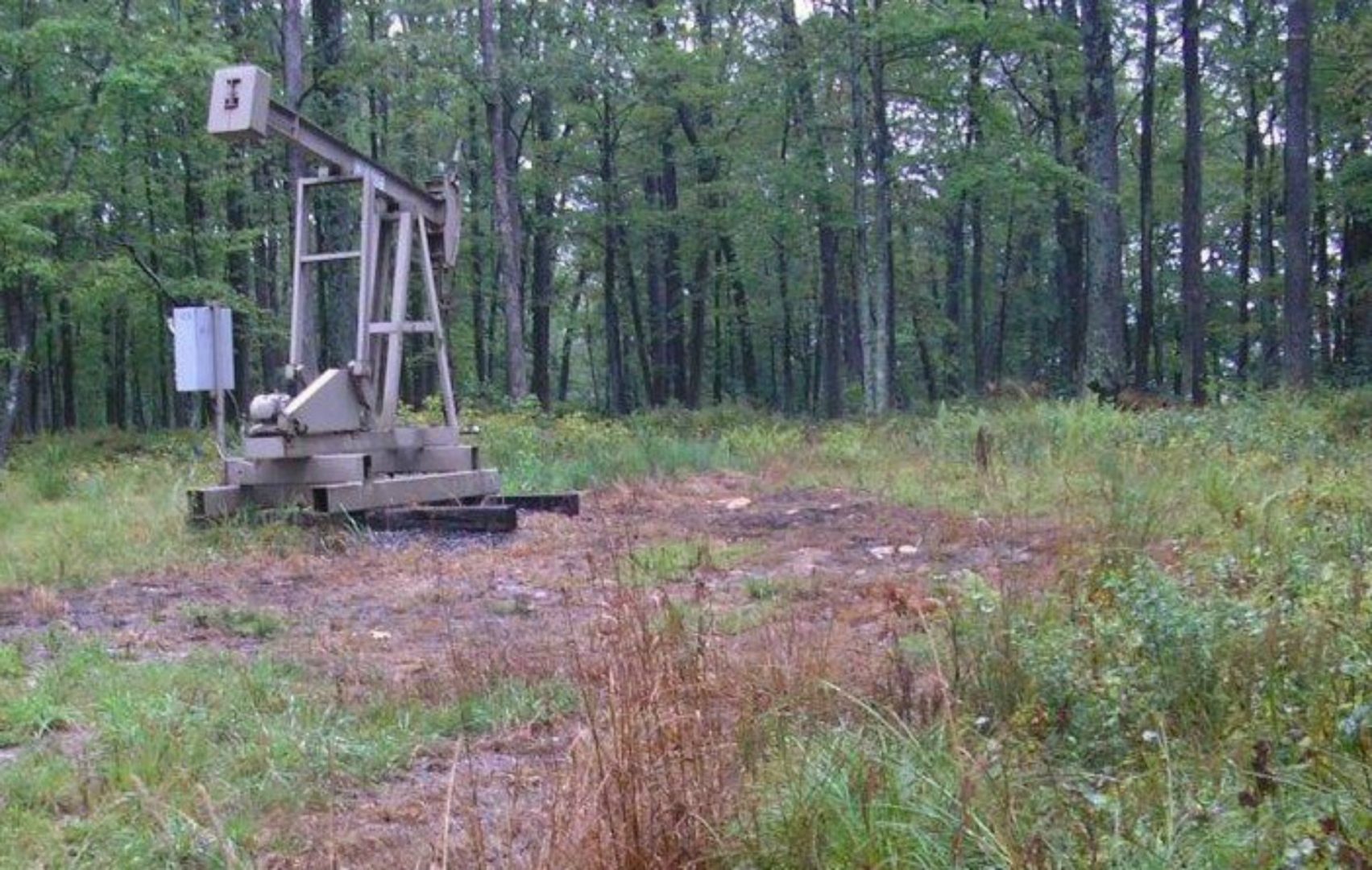 A conventional drilling site is prepared in Butler County, Pennsylvania in the winter of 2014. 