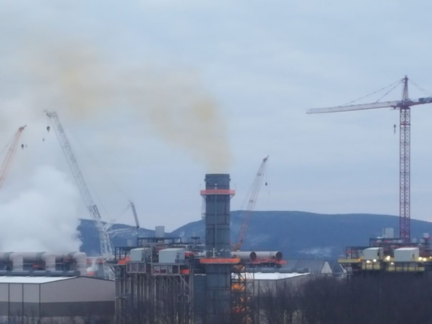 Pennsylvania environmental regulators are investigating health complaints after the Invenergy natural gas power plant in Jessup Pa. began spewing plumes of smoke this week. The company says the emissions are temporary and part of a planned commissioning process.