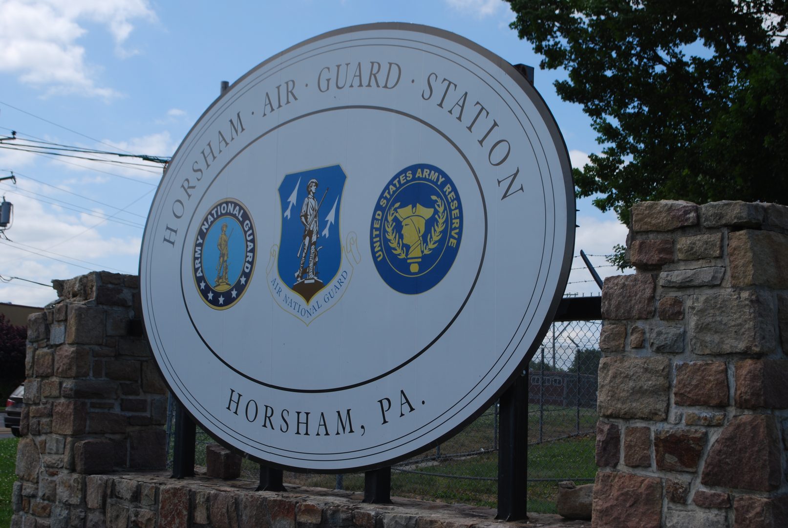 The Horsham Air Guard Station in Bucks County, Pa. where the use of PFAS chemicals in firefighting foam has been linked with contamination of local water supplies. 