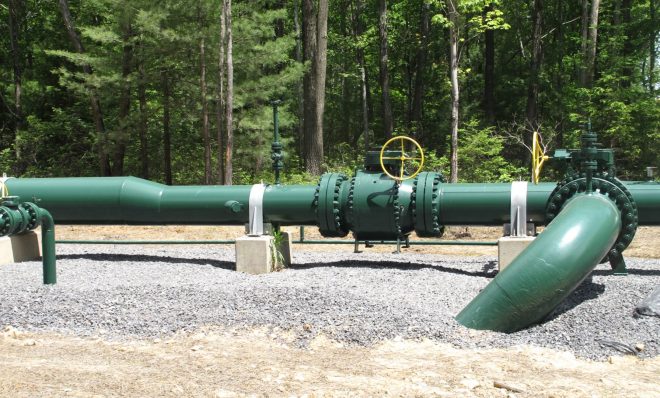 FILE: A natural gas pipeline crosses the Tiadaghton State Forest.
