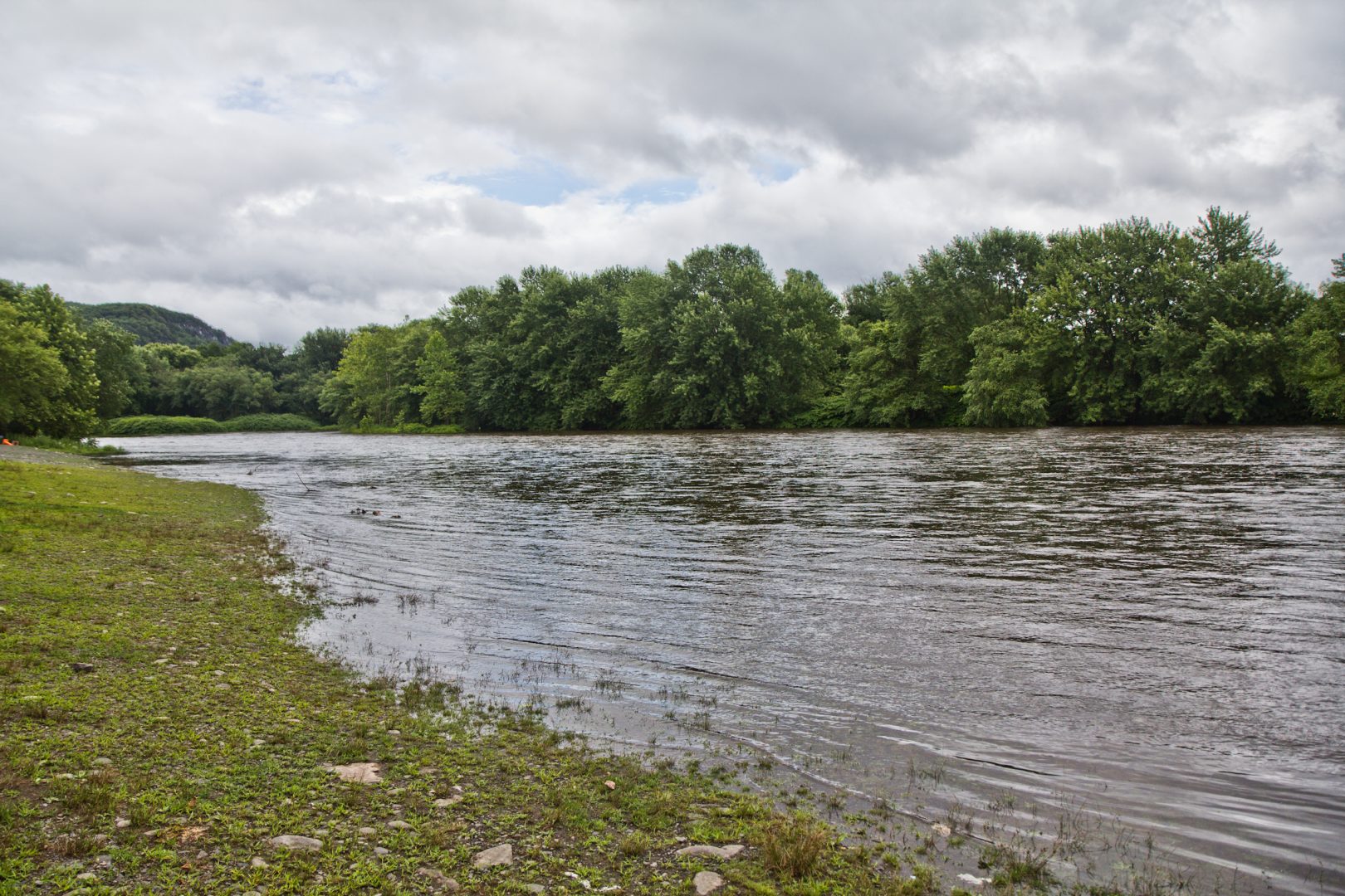 A view of the Delaware River in Monroe County.