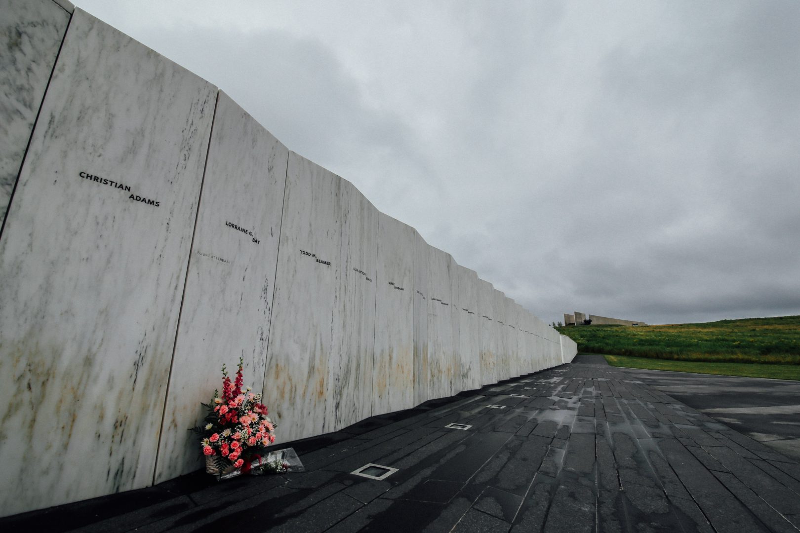 The Wall of Names was the first portion of the memorial to open to the public, in 2011. (Tim Lambert/WITF)