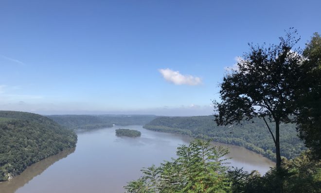 The Pinnacle Overlook offers views of the Susquehanna River's Lake Aldred in Susquehannock State Park, Lancaster County.