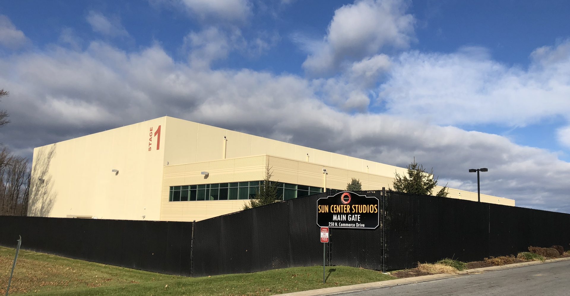 Sun Center Studios in Delaware County is seen in this Nov. 28, 2018 photo.