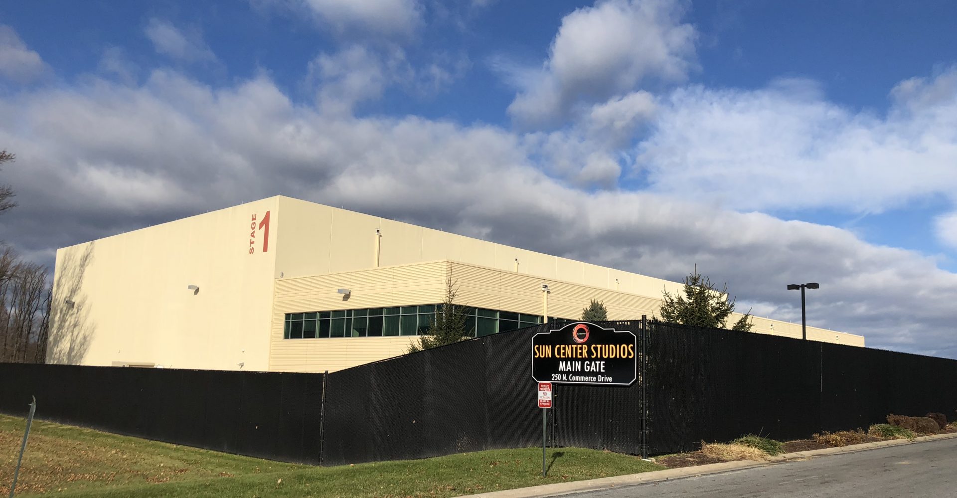 Sun Center Studios in Delaware County is seen in this Nov. 28, 2018 photo.