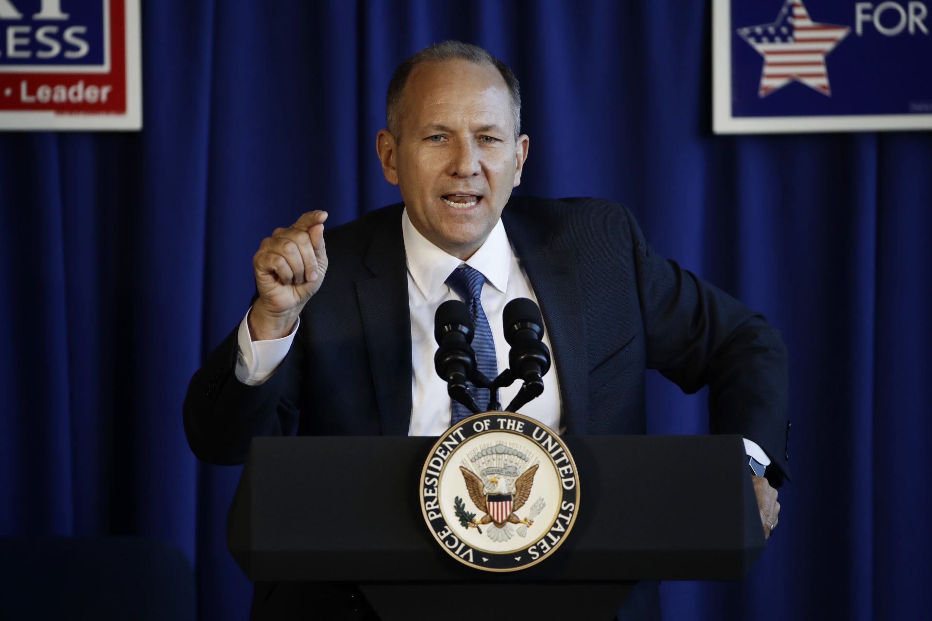 FILE PHOTO: Rep. Lloyd Smucker, R-Pa., speaks during a campaign event in Lititz, Pa., Wednesday, Oct. 24, 2018.