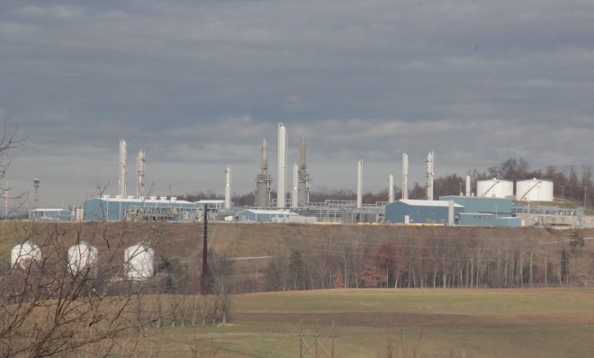 MarkWest's Houston gas processing plant in Washington County, Pa. 