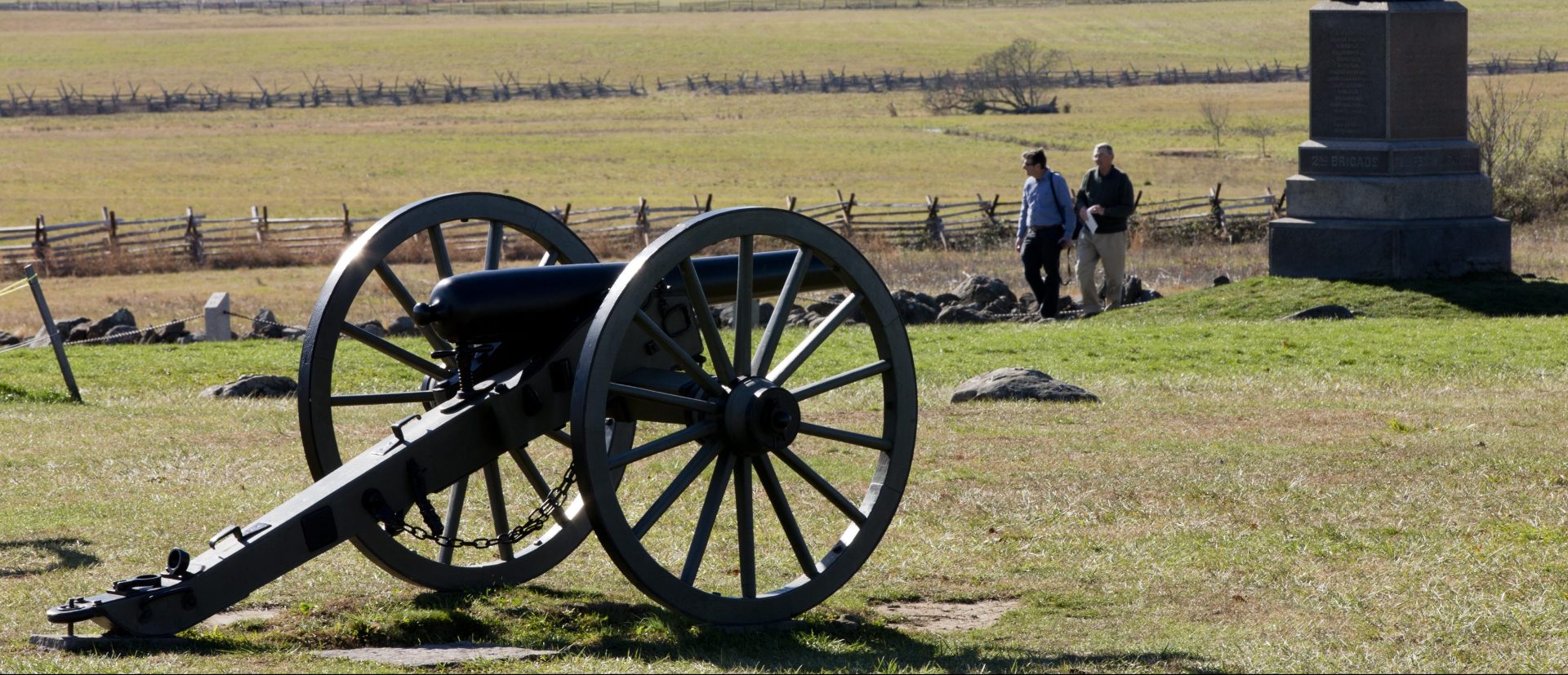 FILE PHOTO: People visit the field of field Pickett's Charge, Monday, Nov. 18, 2013, in Gettysburg. 