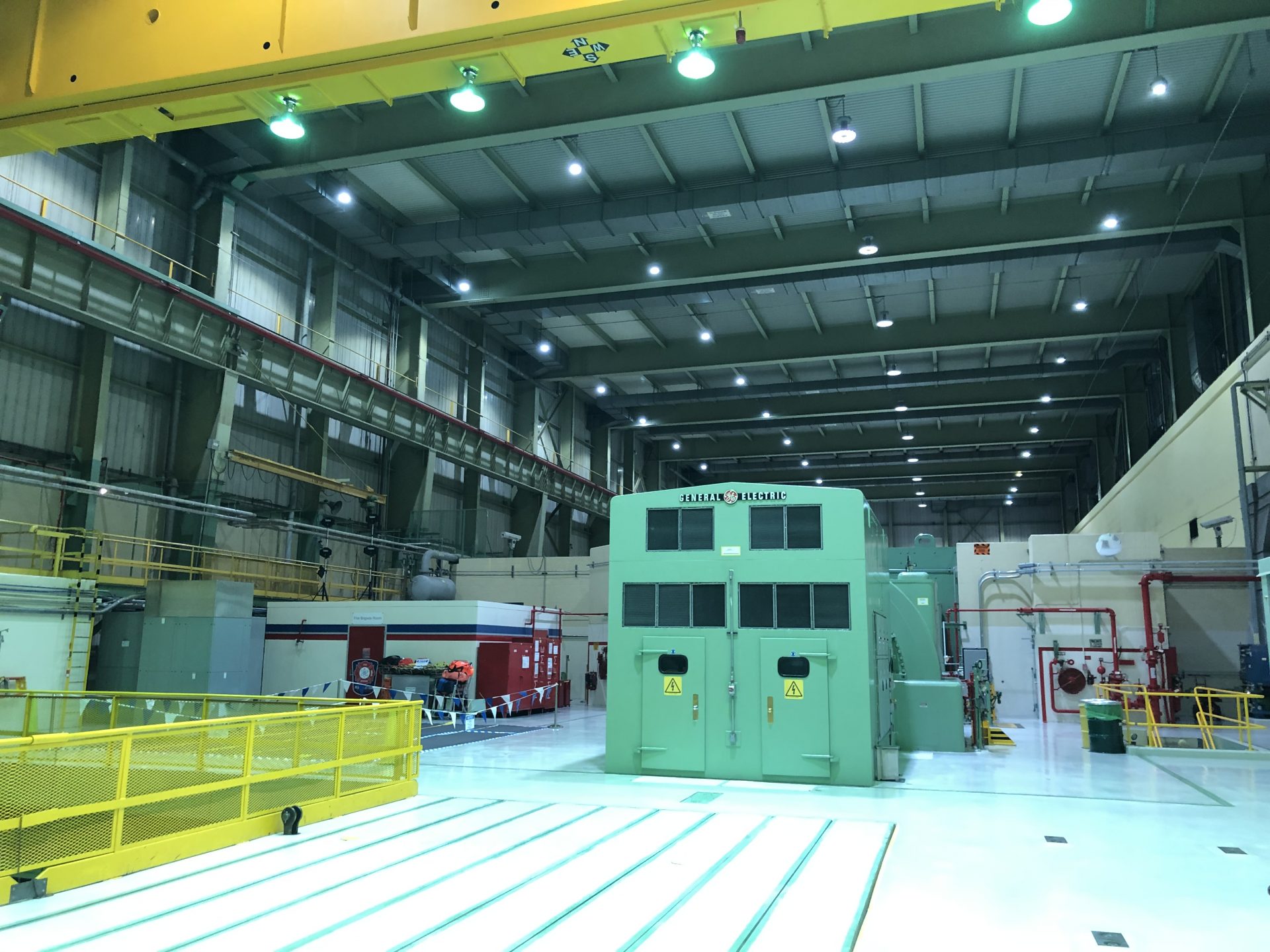 The inside of the Peach Bottom Atomic Power Station is seen on Feb. 19, 2019.