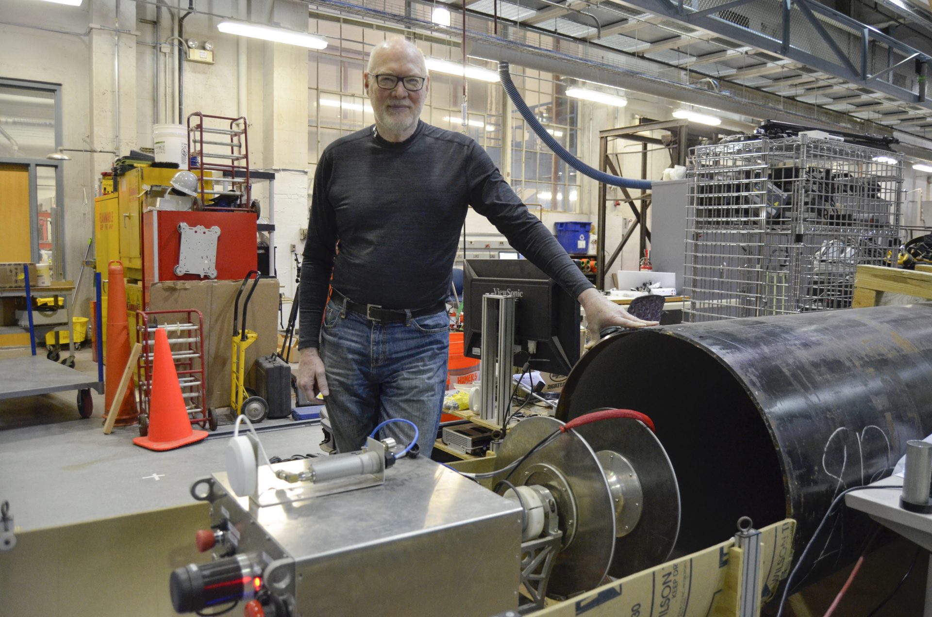 CMU's snake robot explores defunct nuclear power plant