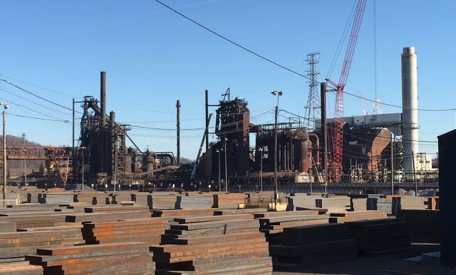 U.S. Steel's Edgar Thomson Plant is in the eastern Pittsburgh suburbs.