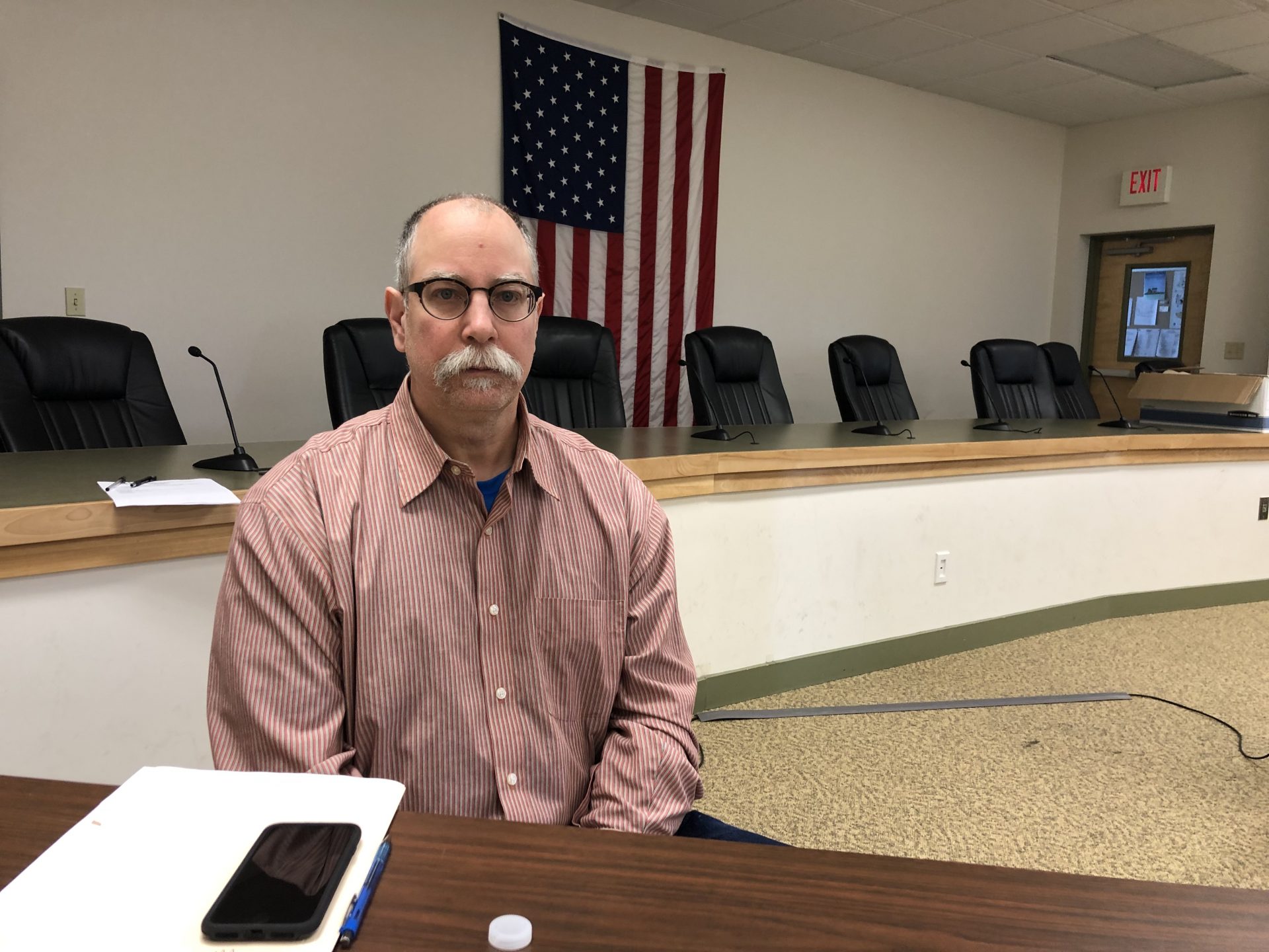 Steve Letavic, the township manager for Londonderry Township, is seen at the township building on March 1, 2019.