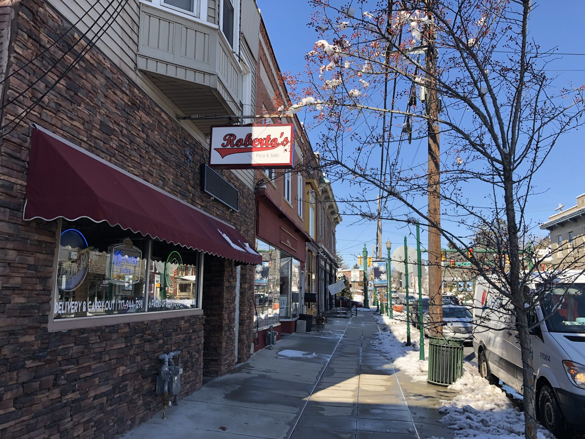 Roberto's Pizza & Subs is seen in Middletown on March 1, 2019.