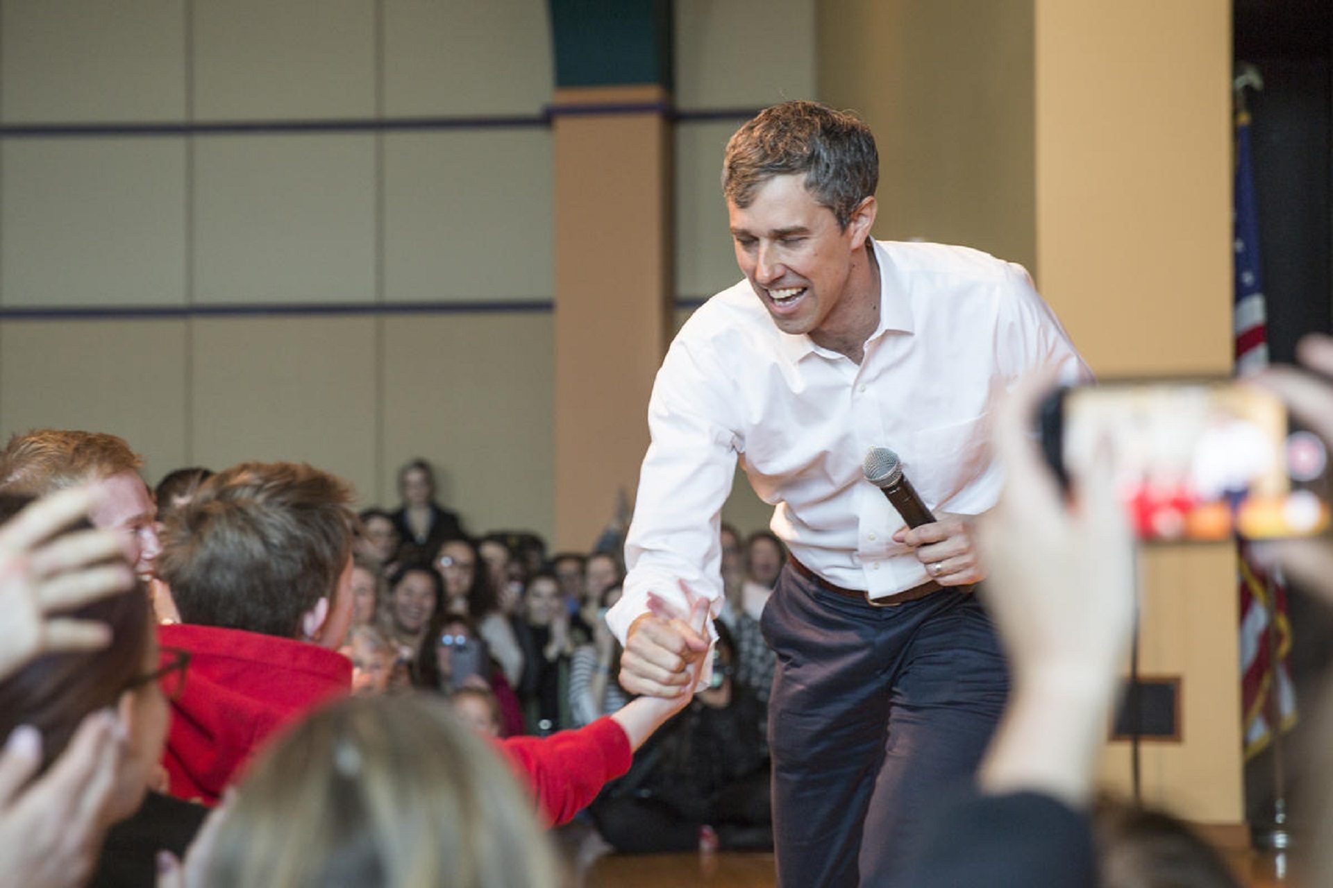 Democratic presidential candidate Beto O’Rourke visited Penn State University Park on Tuesday, March 19.