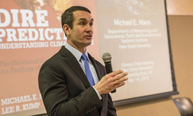 Pennsylvania Auditor General Eugene DePasquale hosted a public hearing on how the state is responding to climate change on Penn State's University Park campus on March 14, 2019. It's the first of three hearings DePasquale plans.