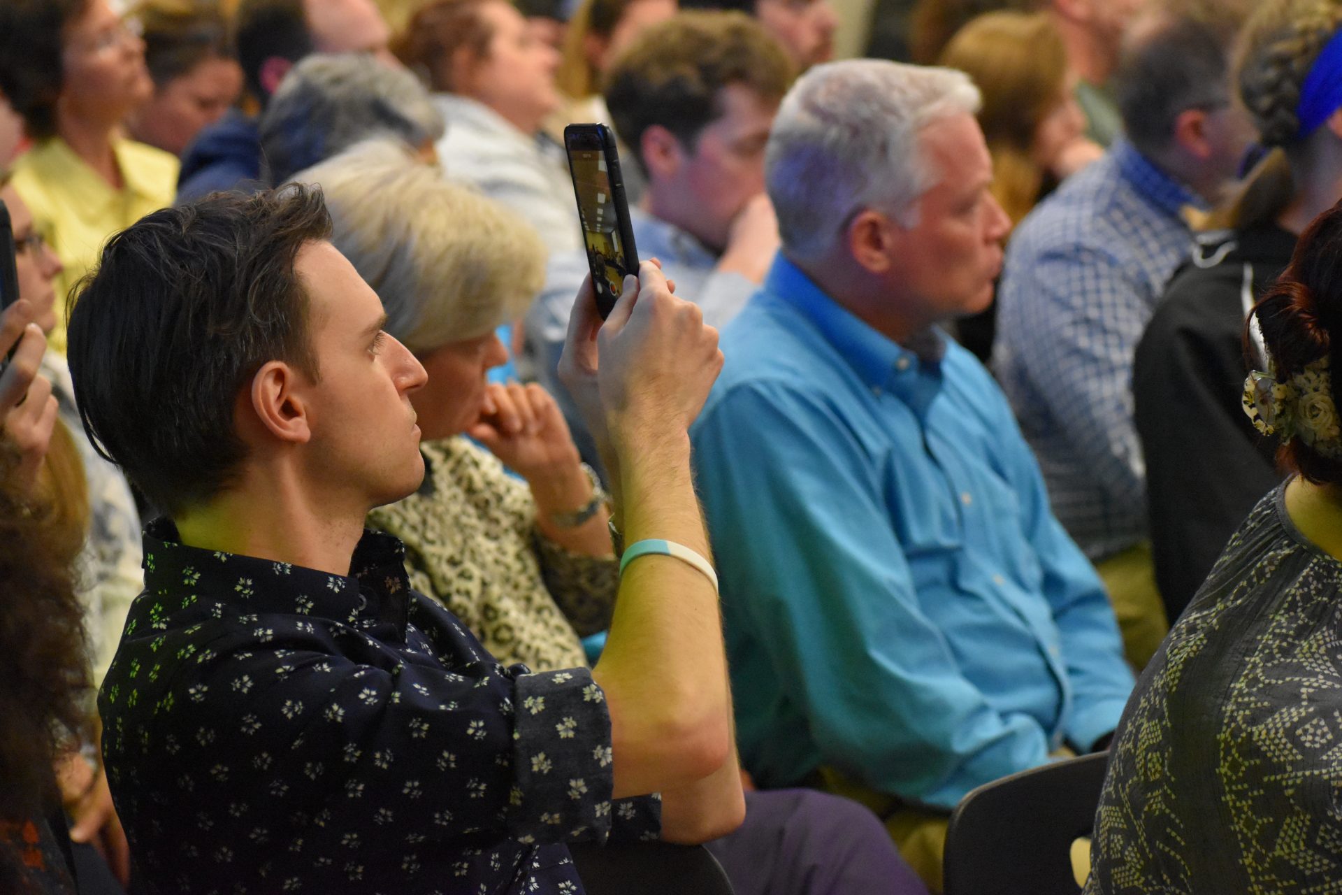 Jason Landau Goodman, executive director of the Pennsylvania Youth Congress, attended the Eastern Lancaster County school board meeting on April 15, 2019.