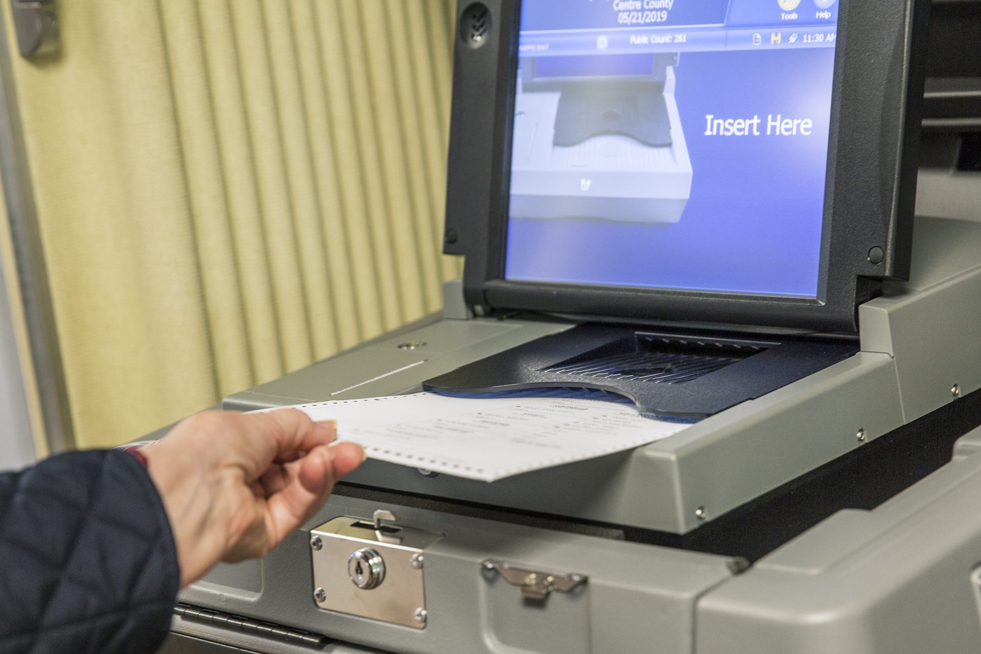 Centre County introduced new Electronic Systems & Software voting machines in the primary on May 21, 2019.