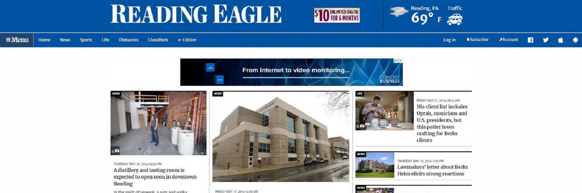 MediaNews Group stands as lone bidder to buy Reading Eagle; auction canceled PA Post