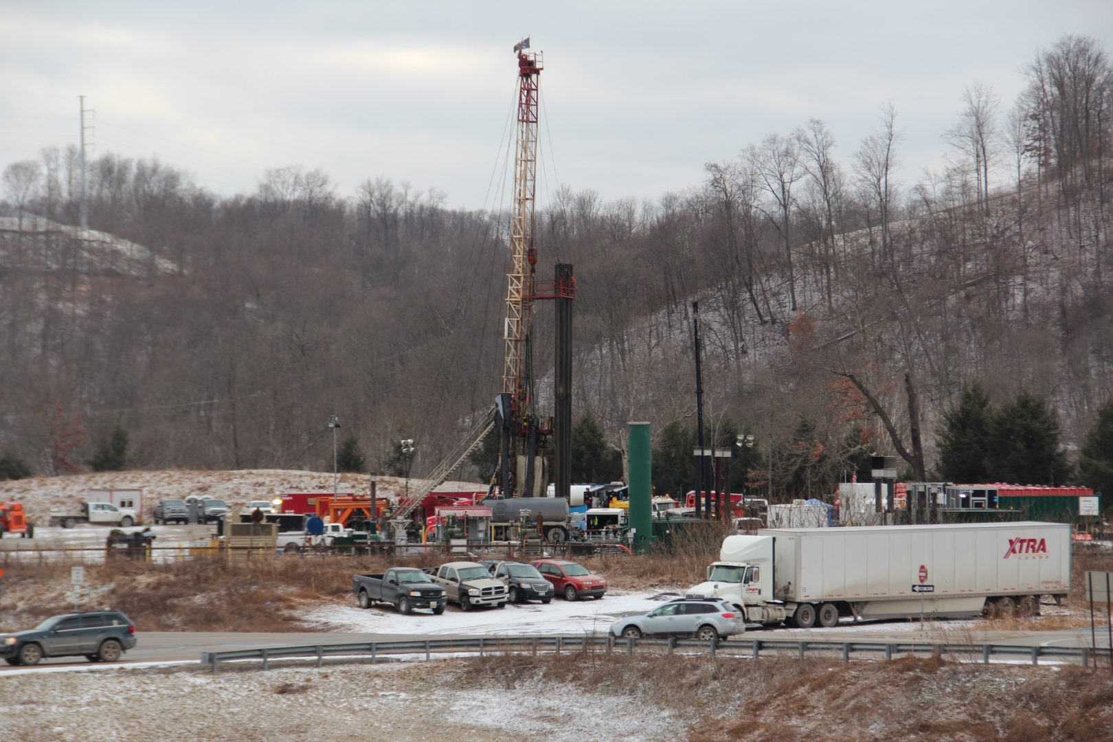 A Range Resources well site in Washington County in 2018.