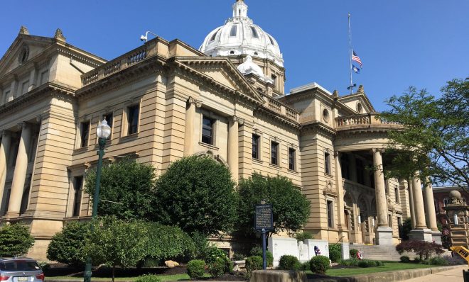 The exterior of the Washington County courthouse.