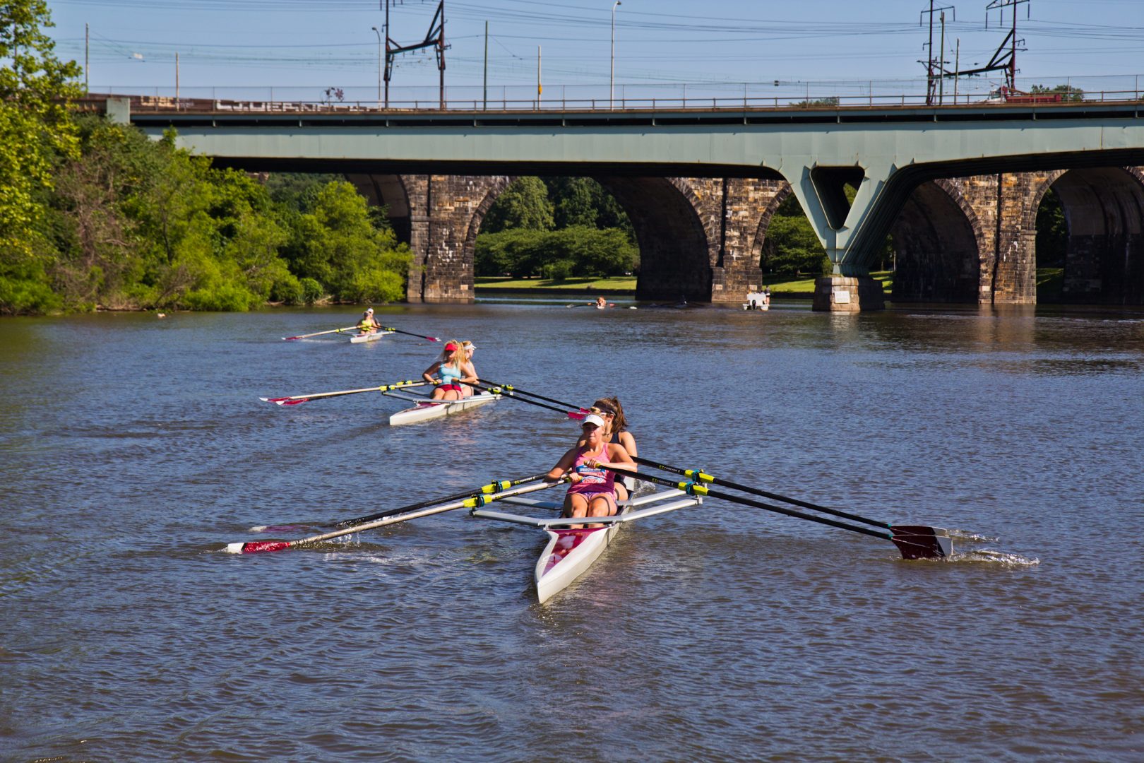 Young Olympic hopefuls tackle the Schuylkill with 2028 LA games in mind