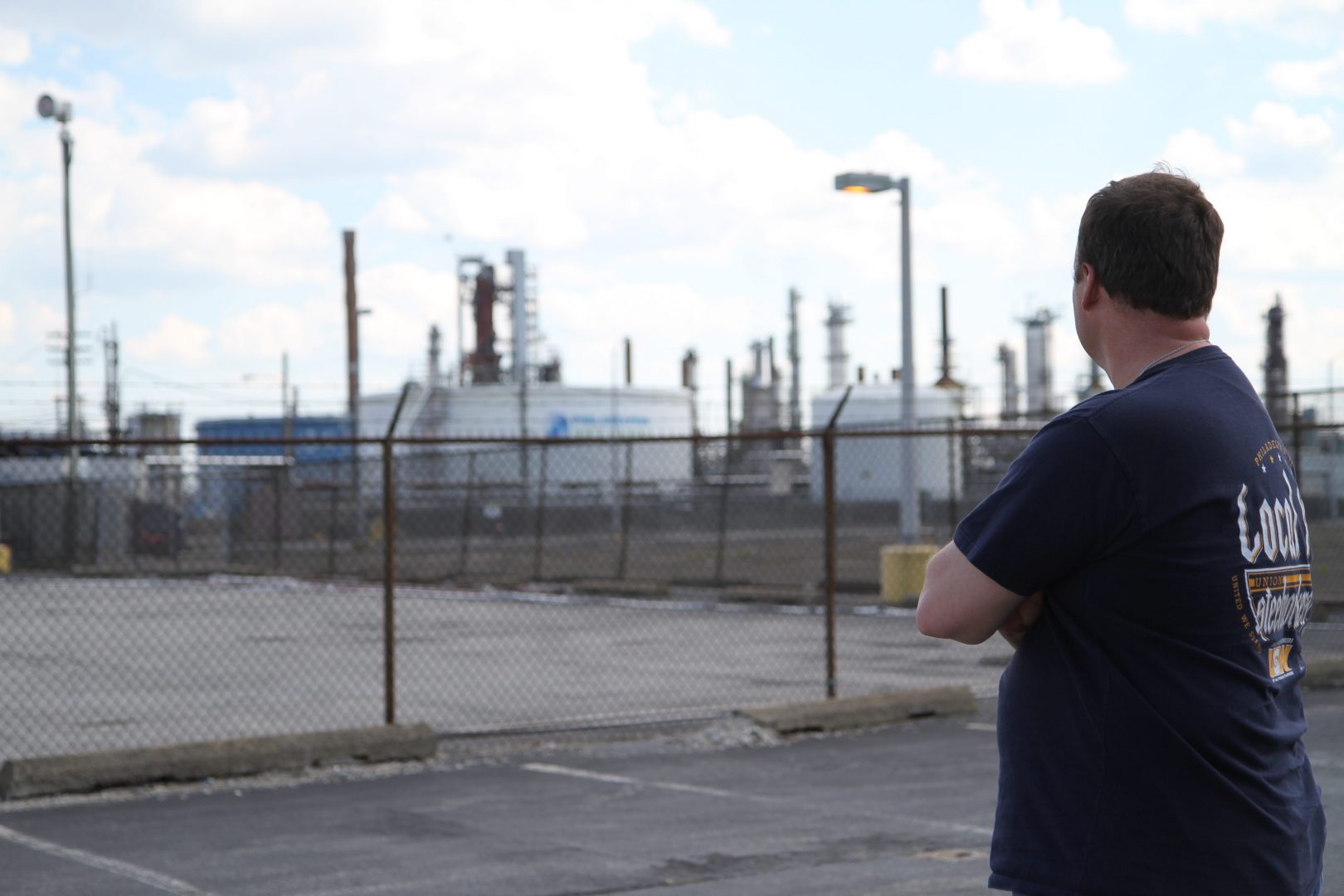 Ryan O’Callaghan is president of the United Steelworkers Local 10-1, which represents 640 union workers at Philadelphia Energy Solutions. The 150-year-old refinery is shutting down after a fire destroyed one of its units. 